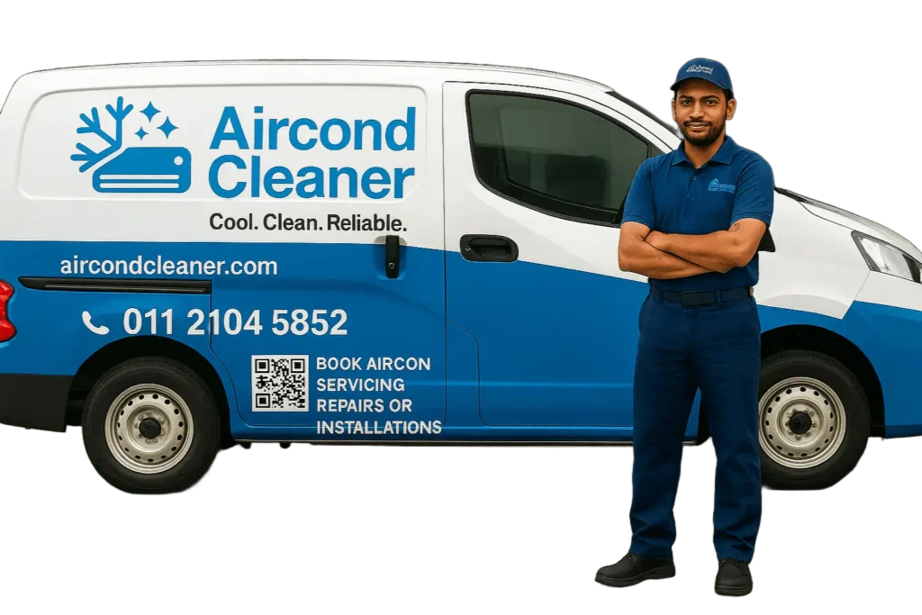 aircond Cleaner service van